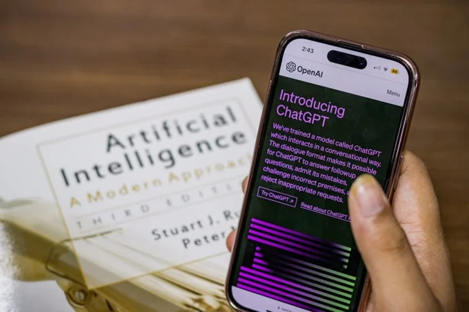 smartphone in hand